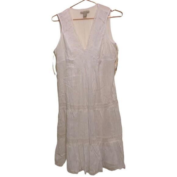 𝅺jonathan Martin white boho dress. Size 8 - Picture 1 of 11